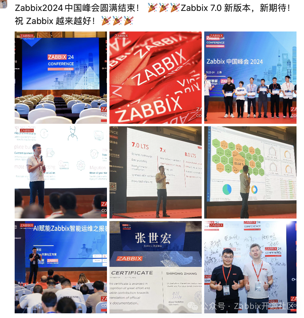 你等的峰会PPT资料来了!第九届Zabbix中国峰会成功举办 - 墨天轮