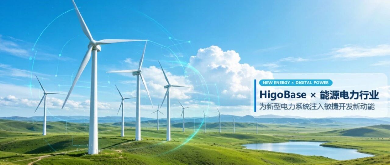 🧐瀚高技术全揭秘 | HigoBase × 能源电力行业：为新型电力系统注入敏捷开发新动能