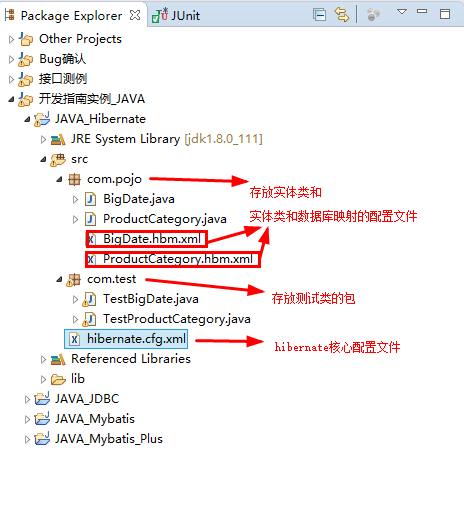 项目完整目录包结构
