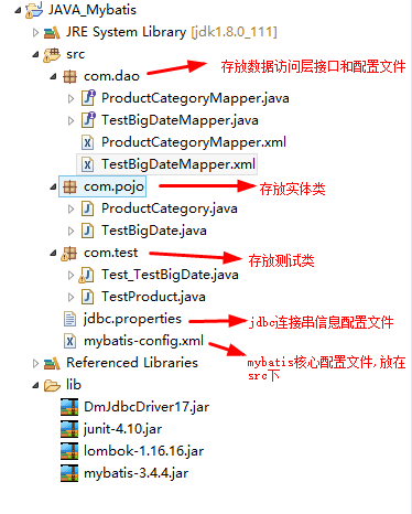 项目完整目录包结构