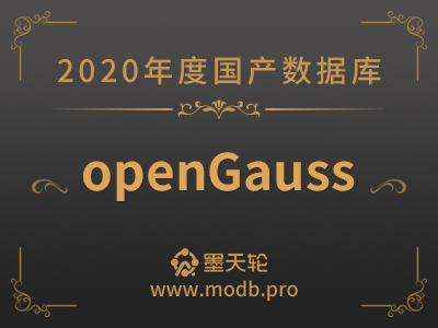 2020年度国产数据库：openGauss