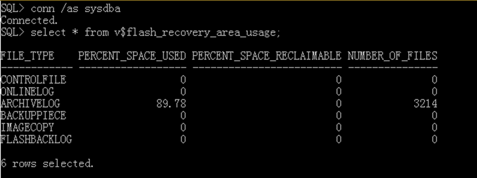 Oracle rman очистить файлы archivelog