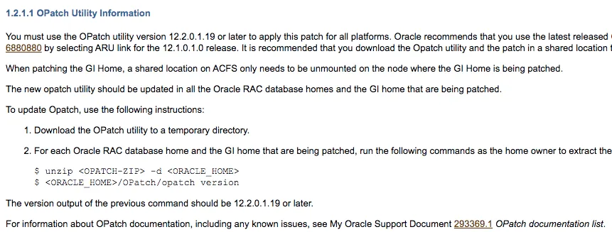 What Is Opatch In Oracle Database