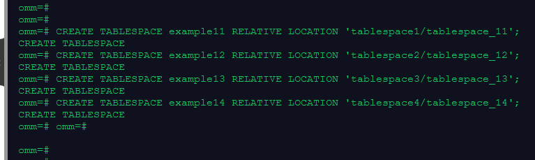 alter index move partition tablespace