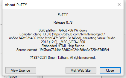 远程小工具PuTTY（阿里云镜像站地址分享） - 墨天轮