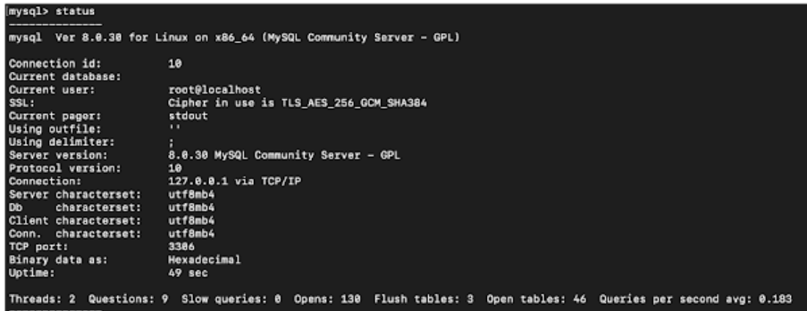 MySQL mysql