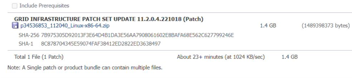 linux aix oracle 11.2.0.4 最新补丁集 2022年10月份补丁集：11.2.0.4.221018 DB PSU GI ...