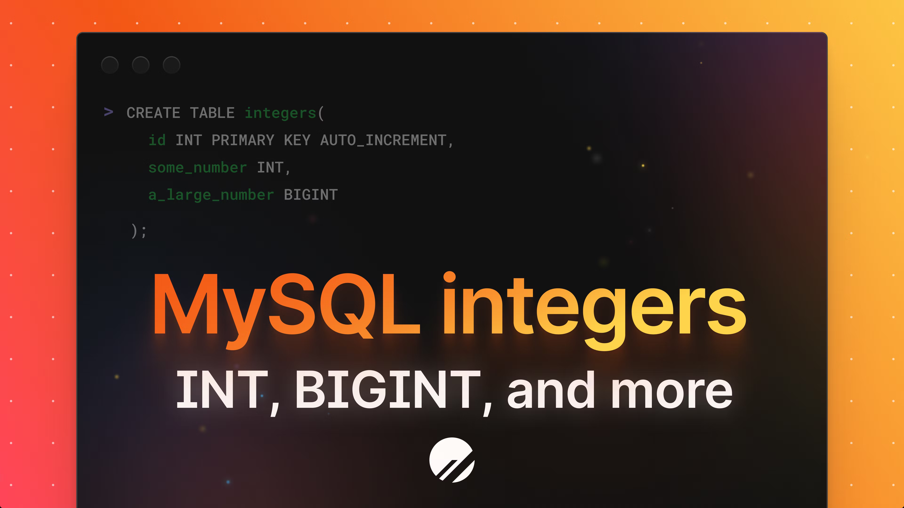 MySQL INT BIGINT mysql-int-bigint