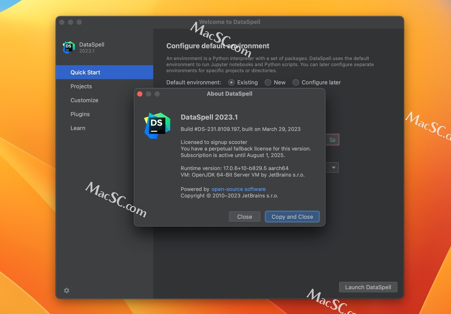 download the new version for apple JetBrains DataSpell 2023.1.3