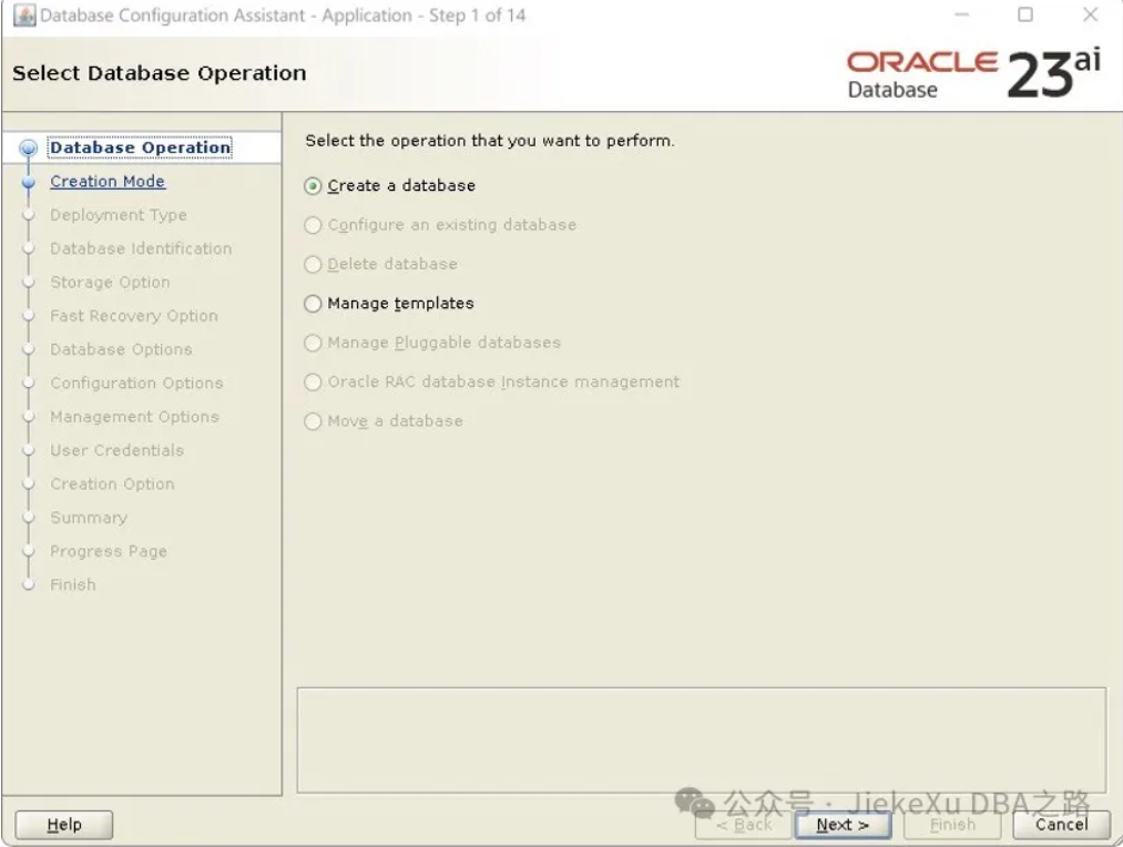 Oracle 23ai free 