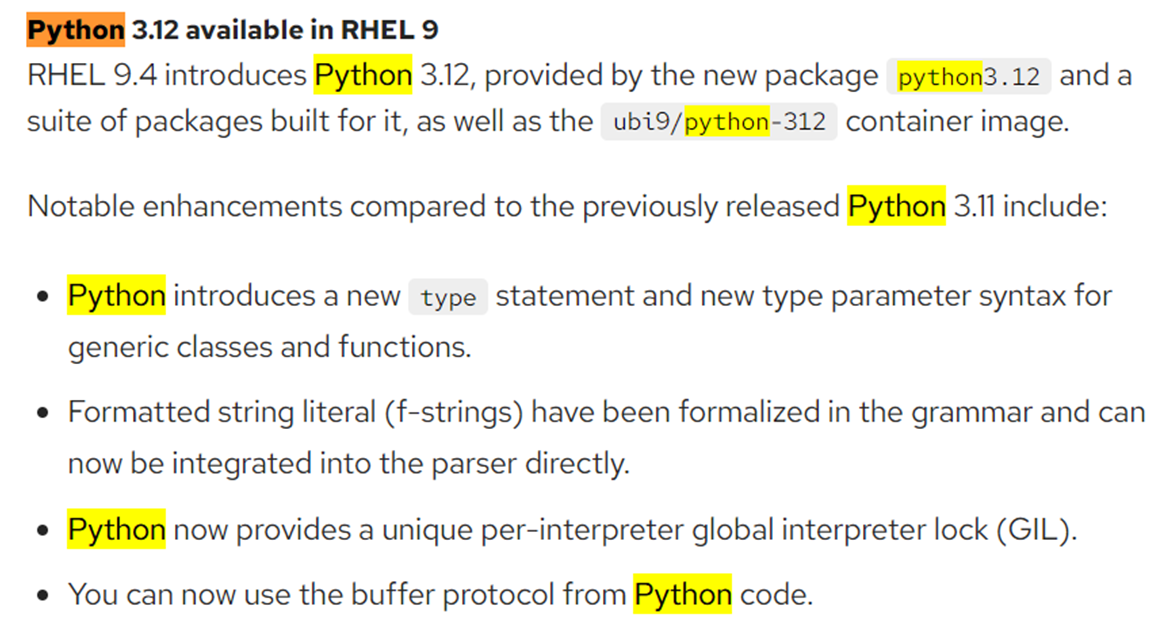 Linux 环境从 Python3.6 升级到 Python3.12 - 墨天轮