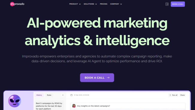 best database software: Improvado