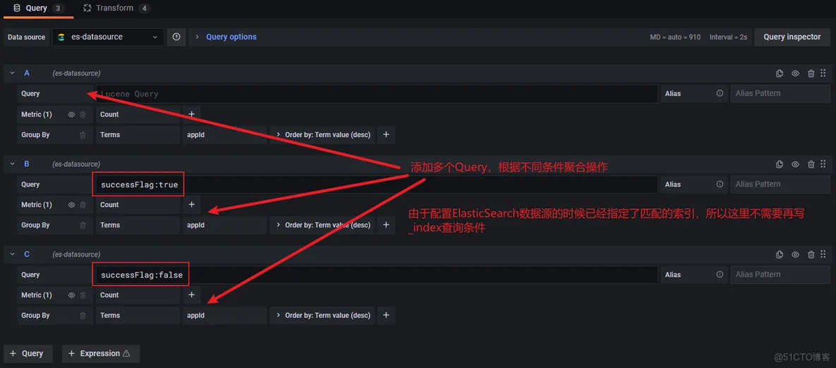 Grafana的数据源依赖日志平台产生的ES数据 grafana配置es数据源_字段_25