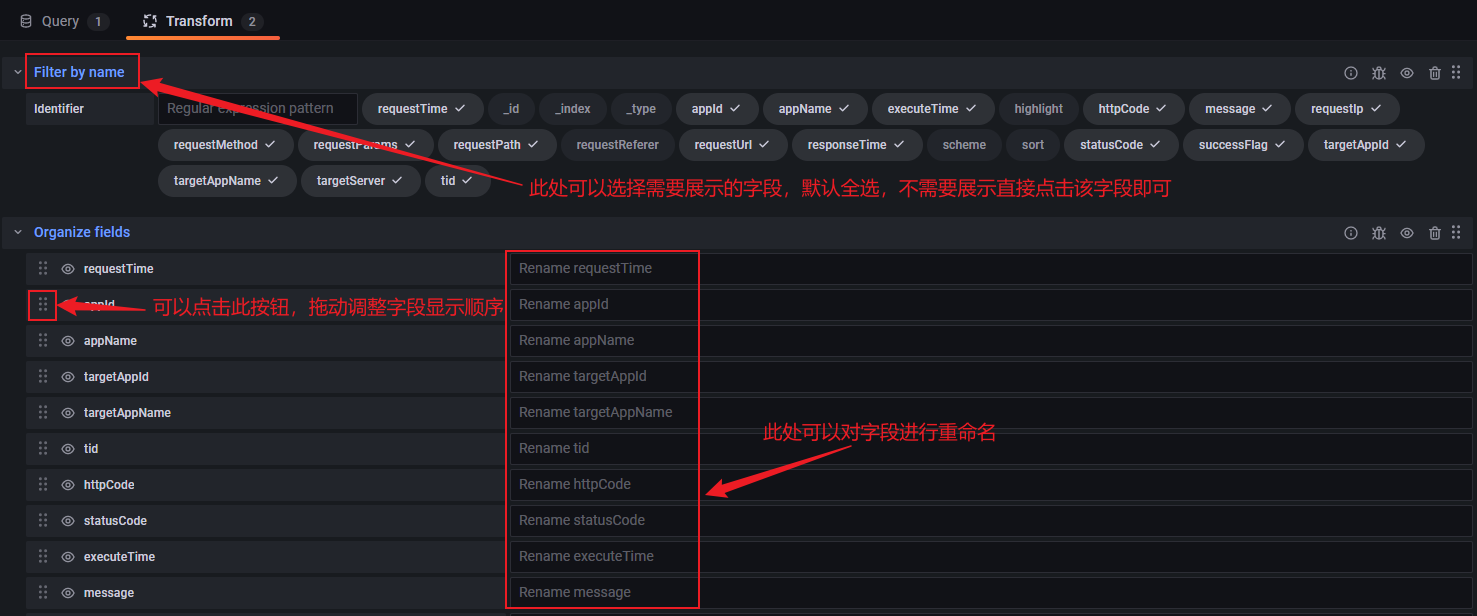 Grafana的数据源依赖日志平台产生的ES数据 grafana配置es数据源_时间段_40
