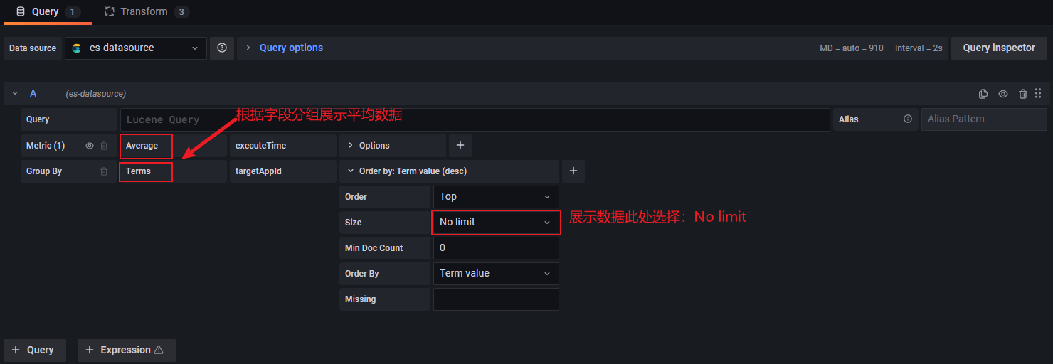 Grafana的数据源依赖日志平台产生的ES数据 grafana配置es数据源_数据_30