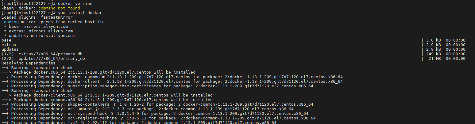 install docker