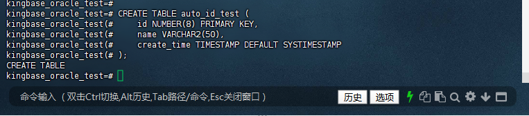 图2-13：创建 auto_id_test 表