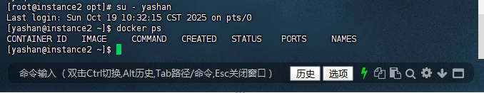 验证 Docker 权限截图