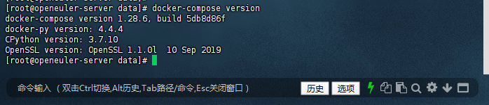 验证Docker-Compose版本