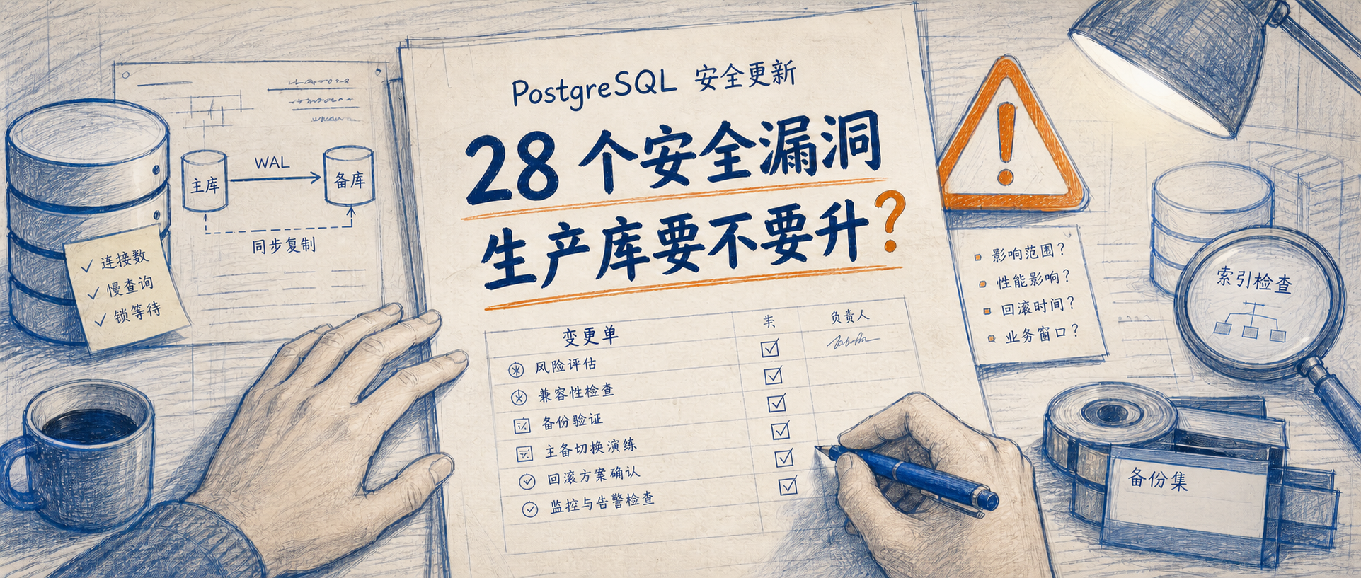 PostgreSQL 修复 28 个安全漏洞：这份生产升级清单 DBA 可以直接用