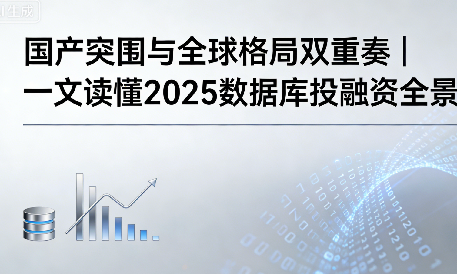 国产突围与全球格局双重奏｜一文读懂2025数据库投融资全景