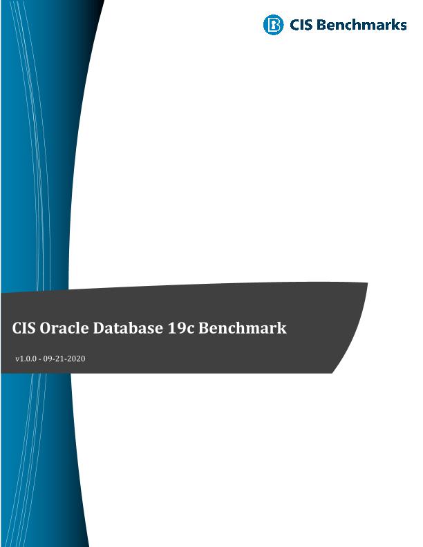 Cis oracle database 19c benchmark v1 0 0 pdf 