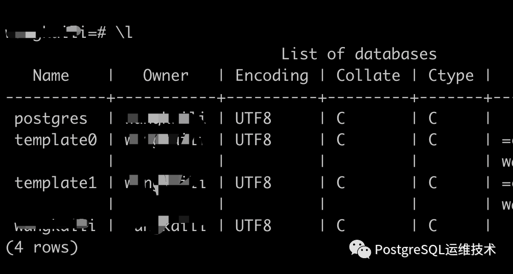 postgresql