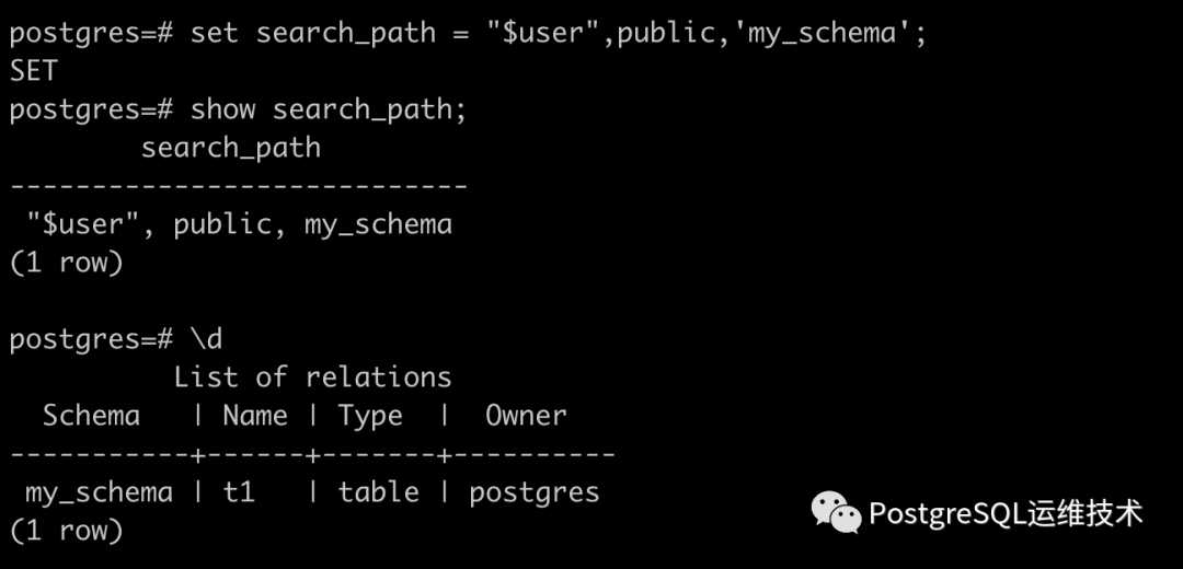 PostgreSQL中的schema、user和privilege - 墨天轮