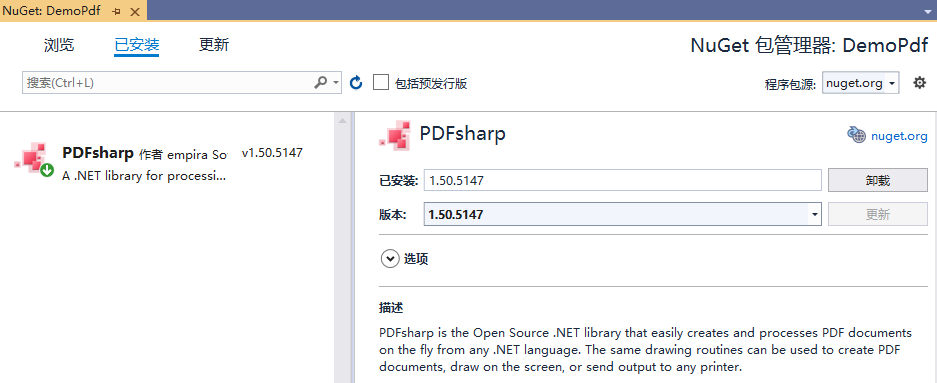 c# pdfsharp read pdf text