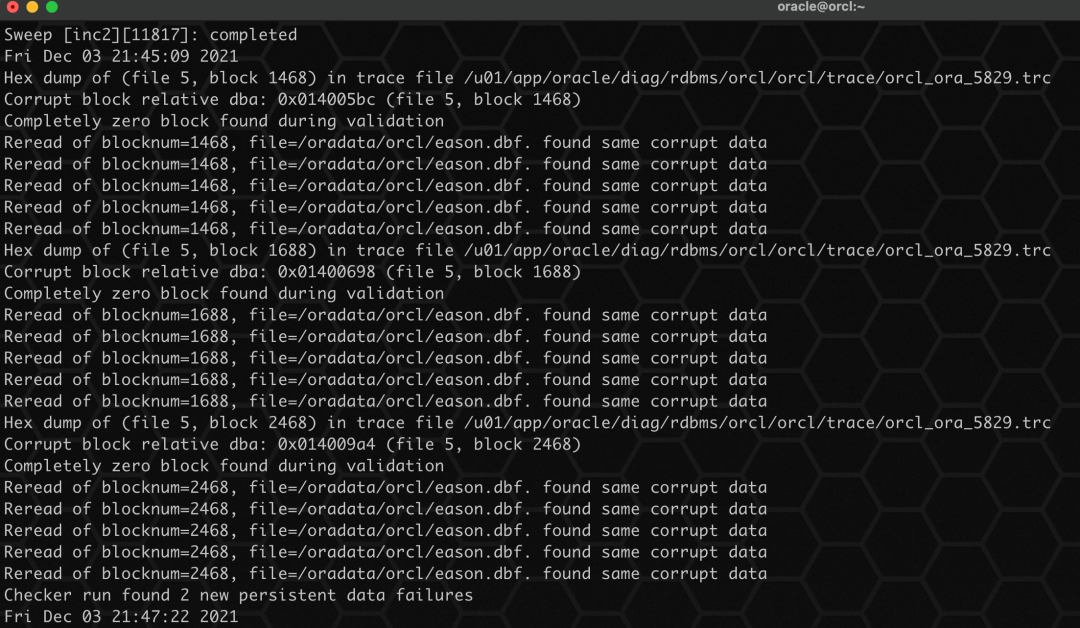 Oracle 数据坏块的 N 种修复方式 墨天轮