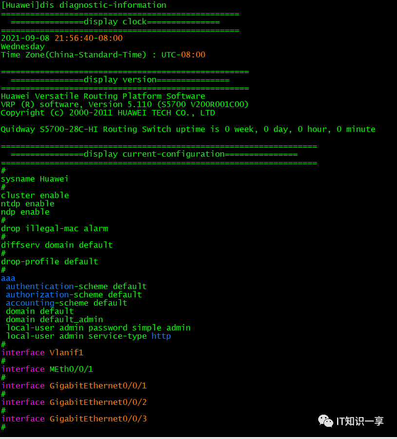 华为网络设备诊断命令 墨天轮