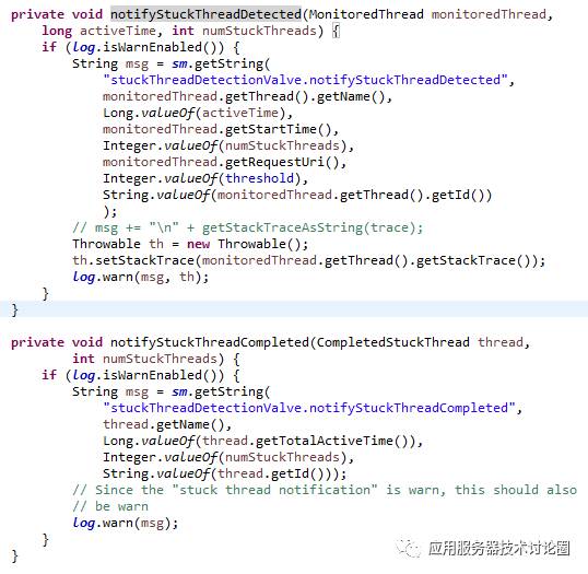Tomcat的工作线程阻塞实时检测机制 Stuck Thread Detection Valve（Valve源码分析之十） 墨天轮