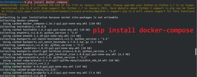 pip how to install curl in docker
