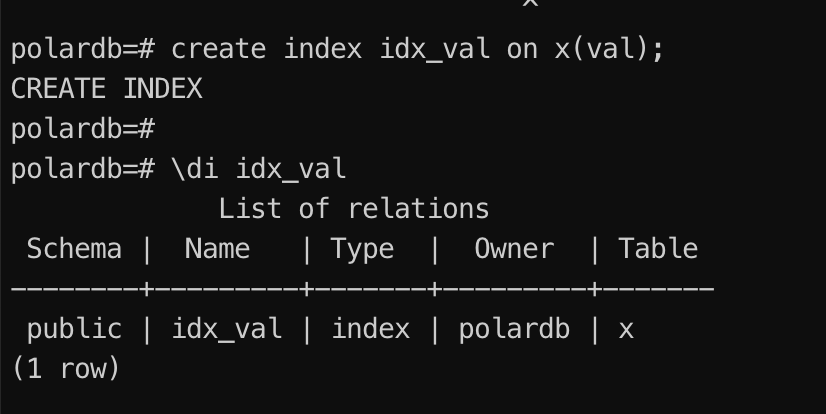 postgresql