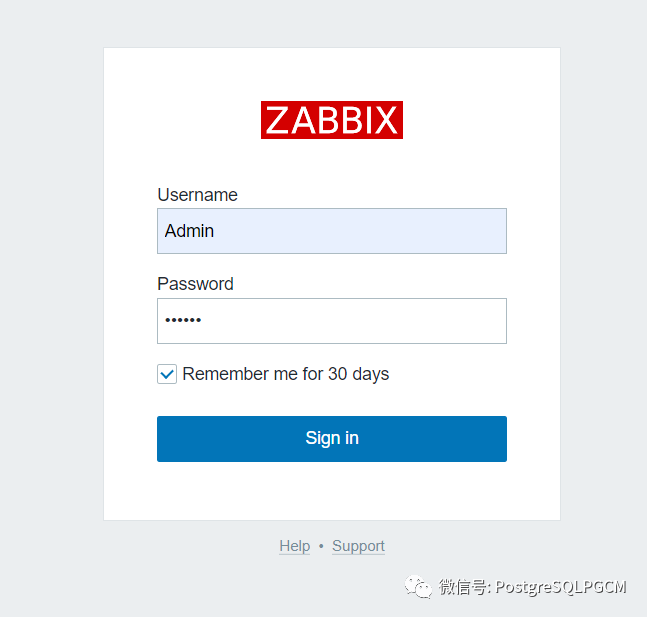 zabbix-postgresql