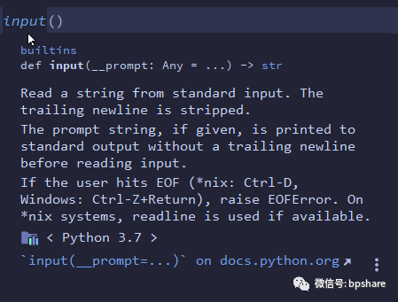 Python内置函数:input() - 墨天轮