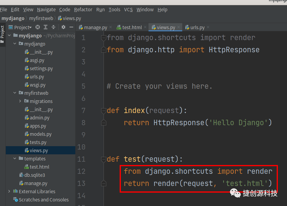 Python django 