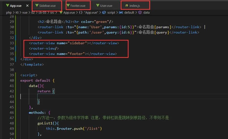 Vue router 29 