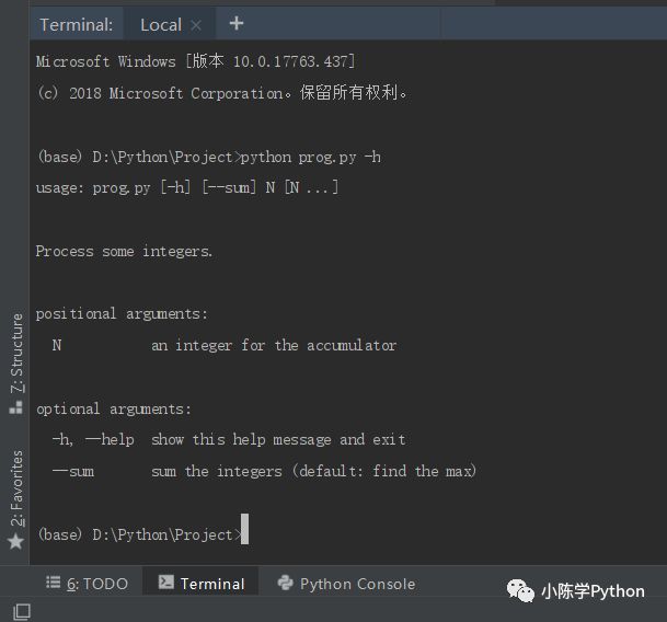 python-argparse